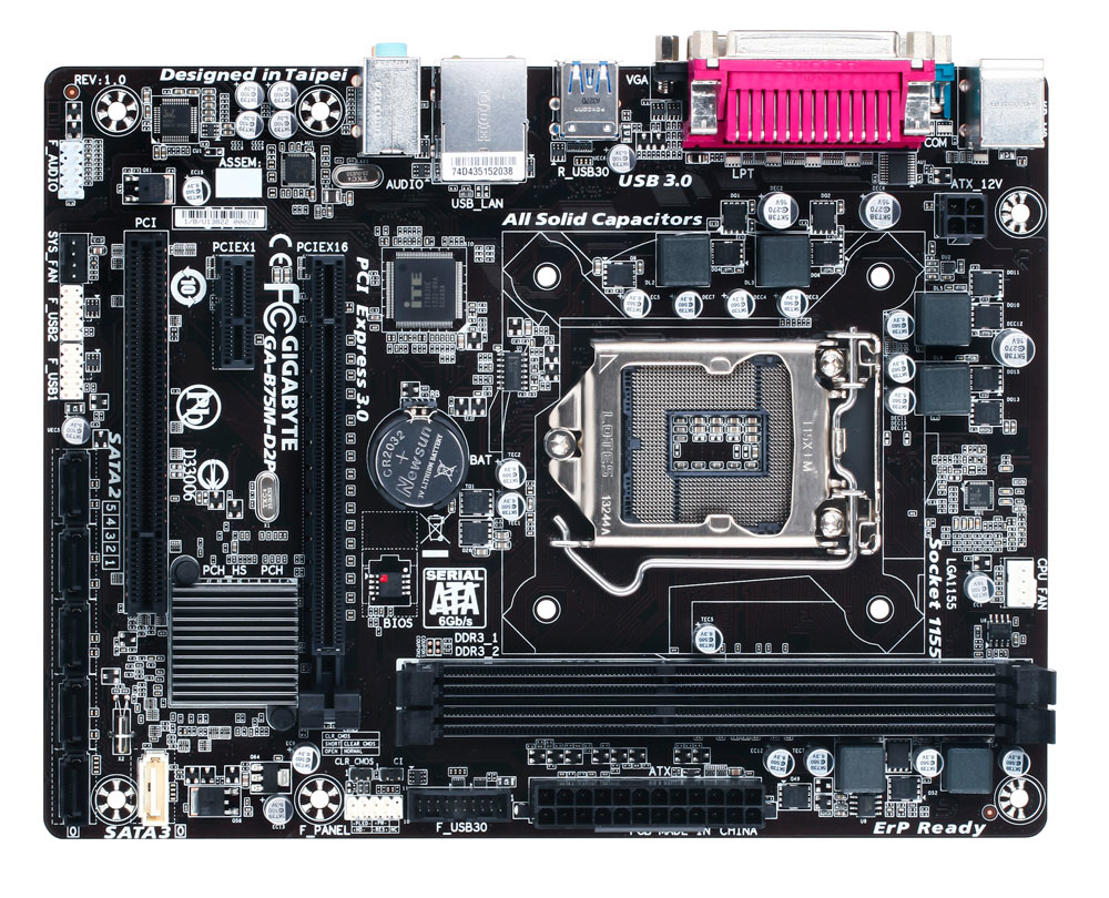 GA-B75M-D2P GIGABYTE