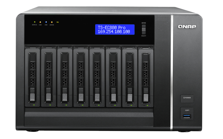 "TS-EC880 PRO + 8X ST4000NC000" QNAP