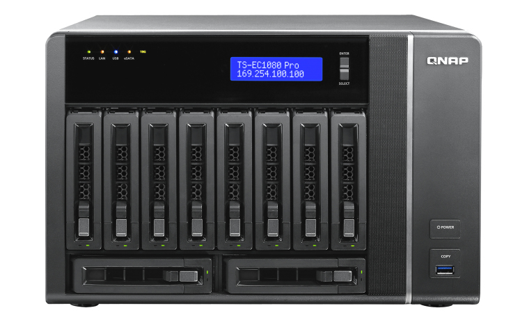 "TS-EC1080 PRO + 10X ST4000VN0001" QNAP