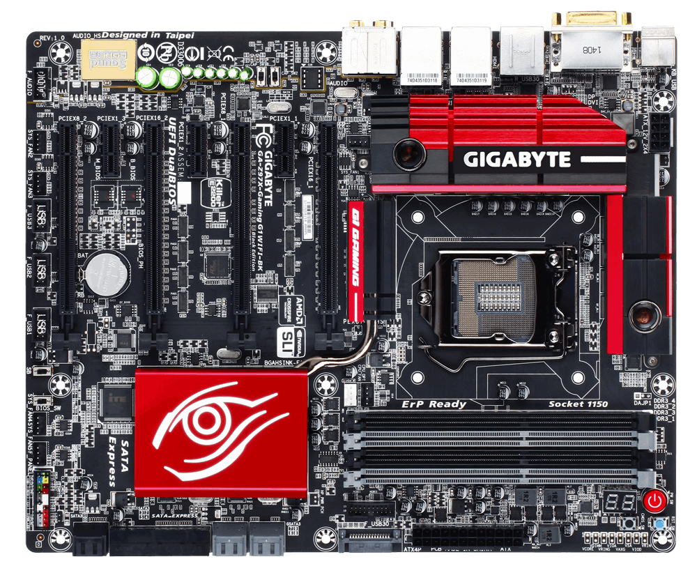 "GA-Z97X-GAMING G1 WIFI-BK (REV. 1.0)" GIGABYTE