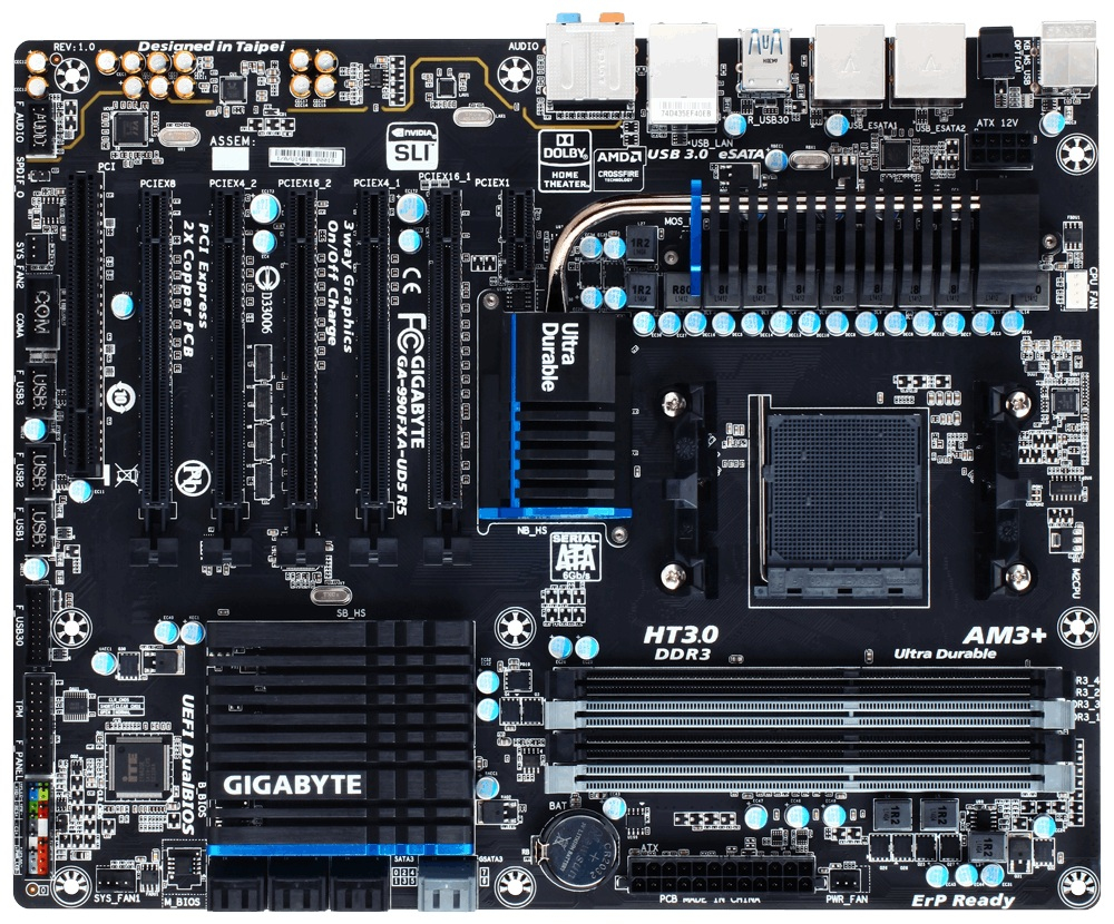 "GA-990FXA-UD5 R5" GIGABYTE