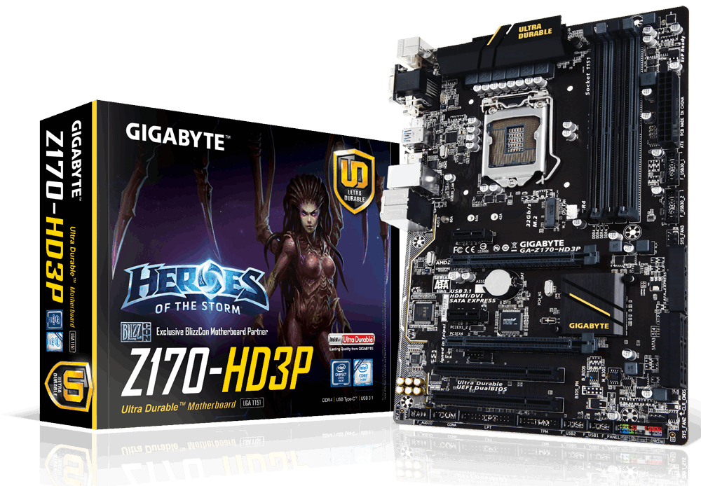GA-Z170-HD3P GIGABYTE