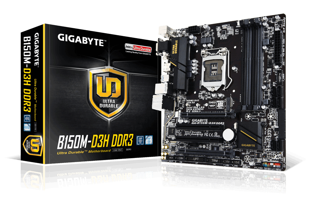 "GA-B150M-D3H DDR3" GIGABYTE