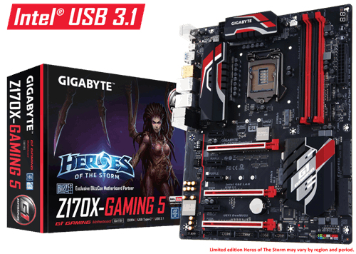 "GA-Z170X-Gaming 5-R1" GIGABYTE