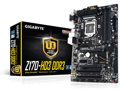 "GA-Z170-HD3 DDR3-R1" GIGABYTE