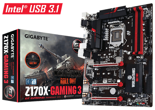"GA-Z170X-Gaming 3-EU-R1" GIGABYTE