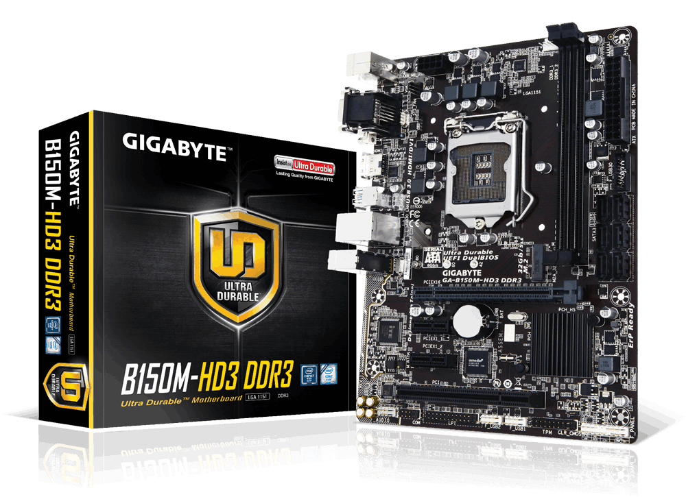 "GA-B150M-HD3 DDR3" GIGABYTE