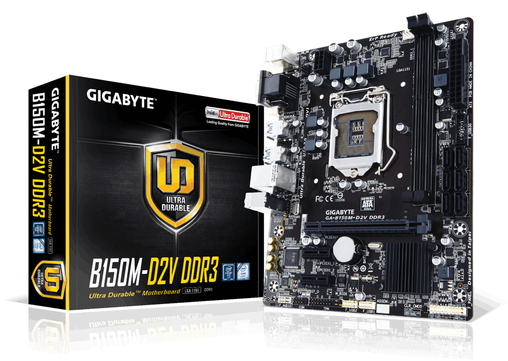 "GA-B150M-D2V DDR3" GIGABYTE