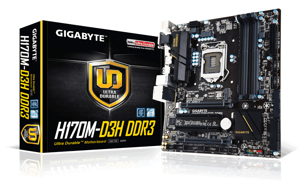 "GA-H170M-D3H DDR3" GIGABYTE