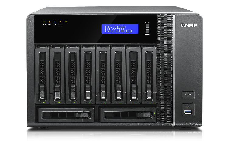 "TVS-EC1080+-E3-32G + 10X WD4000F9YZ" QNAP