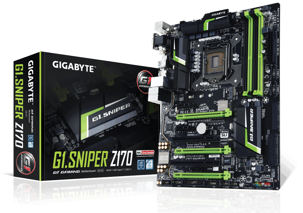 "G1. SNIPER Z170" GIGABYTE