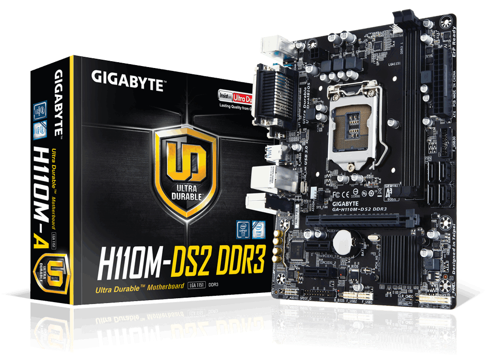 "GA-H110M-DS2 DDR3" GIGABYTE