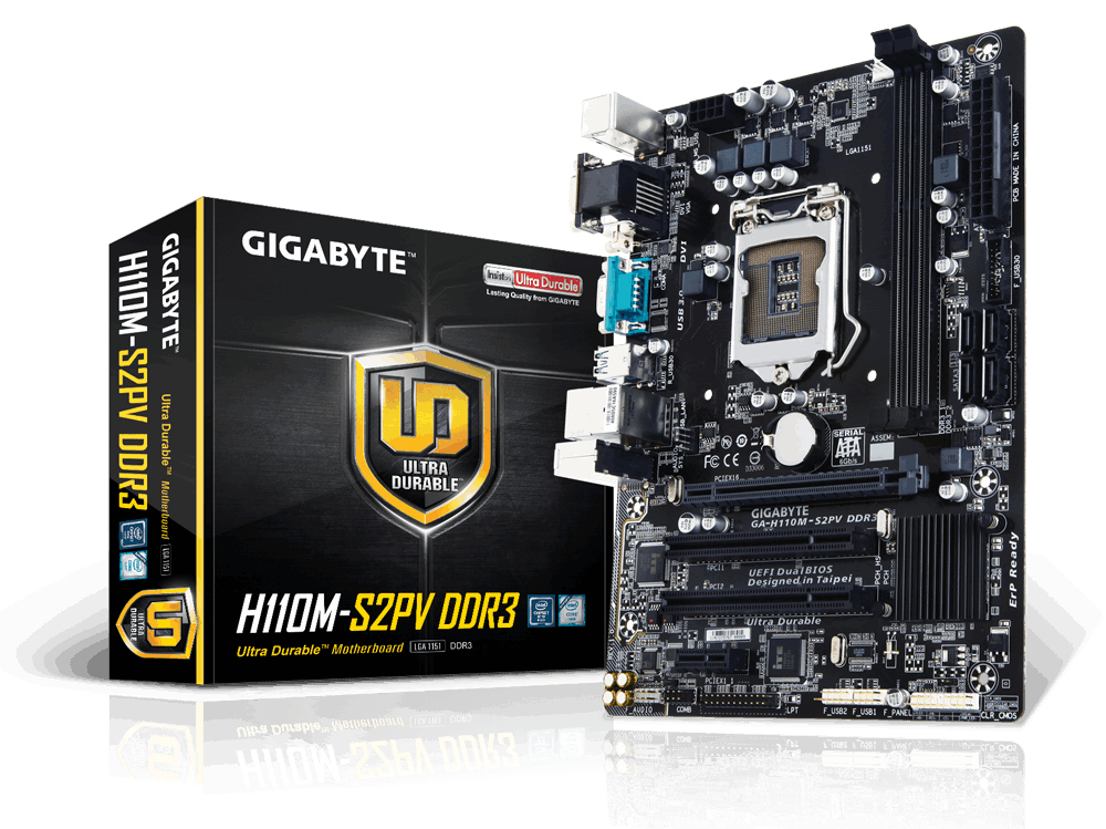 "GA-H110M-S2PV DDR3" GIGABYTE