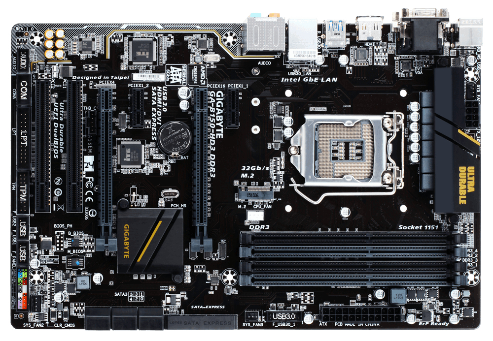 "GA-B150-HD3 DDR3" GIGABYTE