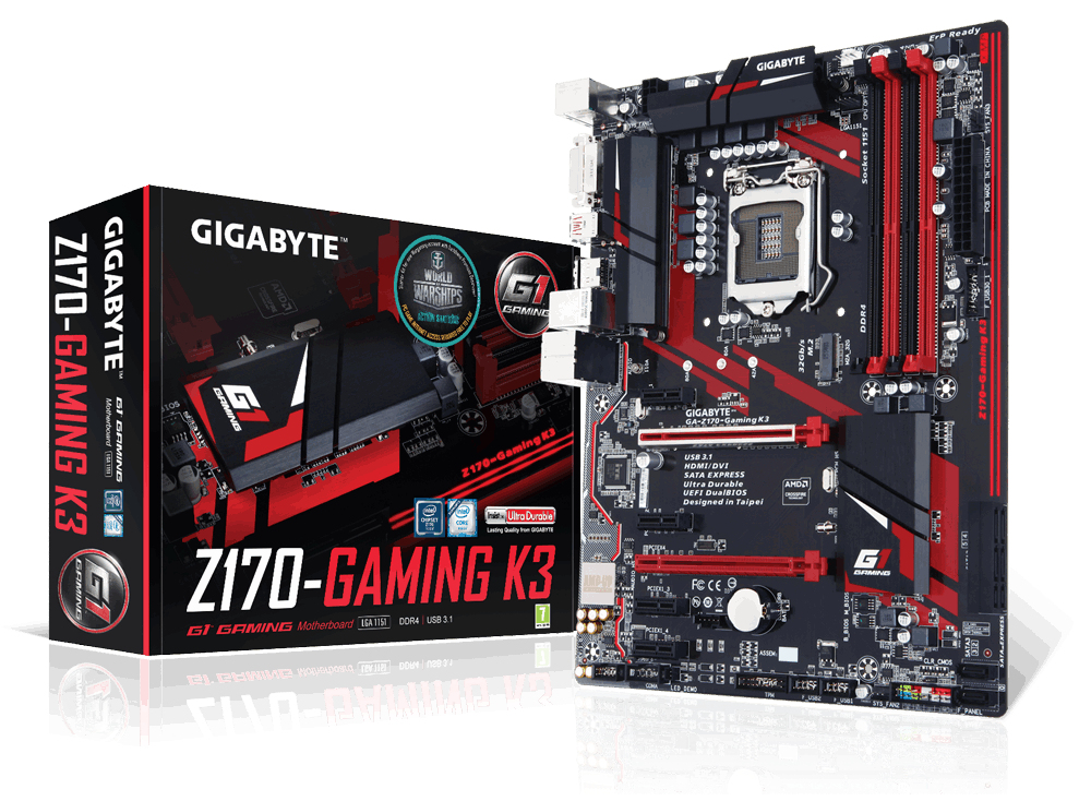 "GA-Z170-GAMING K3-EU" GIGABYTE