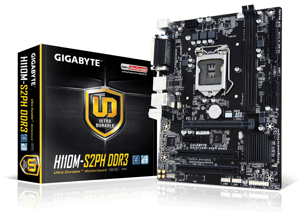 "GA-H110M-S2PH DDR3" GIGABYTE