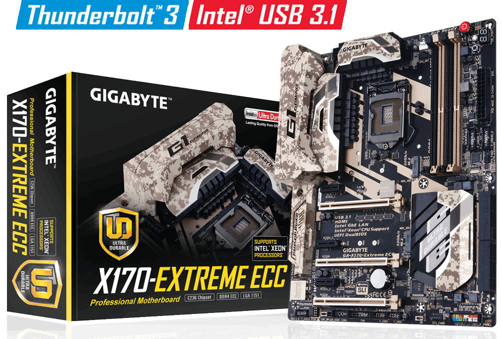 "GA-X170-EXTREME ECC" GIGABYTE