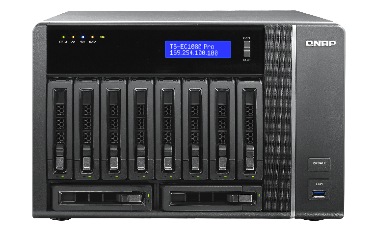 "TS-EC1080-PRO + 10X ST8000NE0001" QNAP
