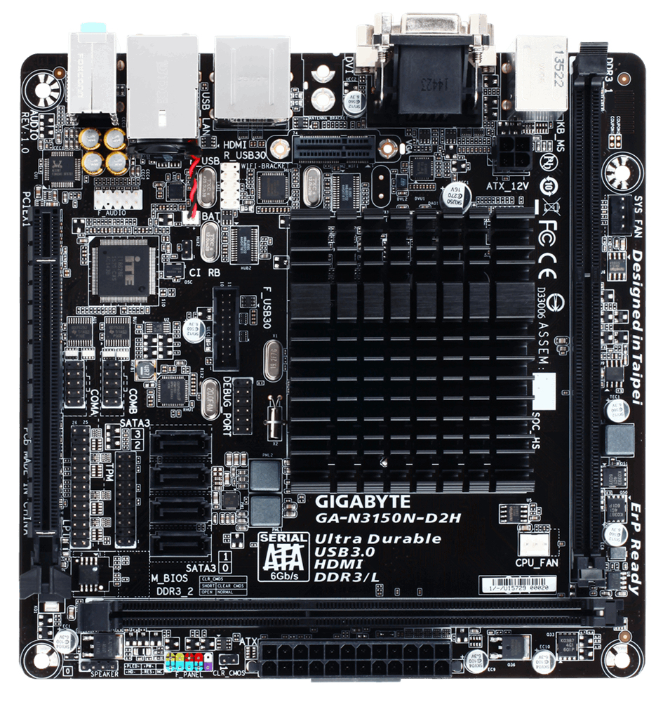 GA-N3150N-D2H GIGABYTE