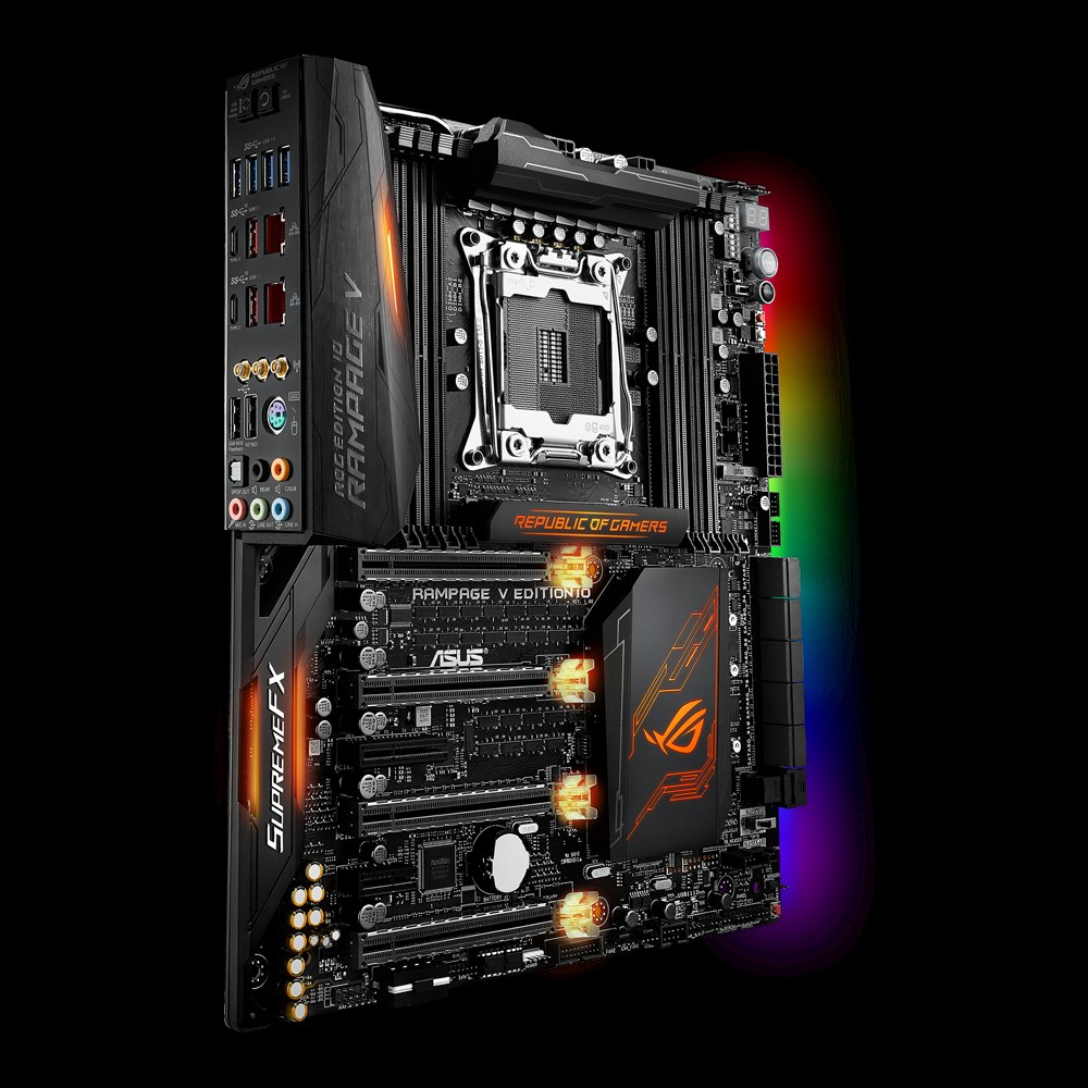 "RAMPAGE V EDITION 10" ASUS