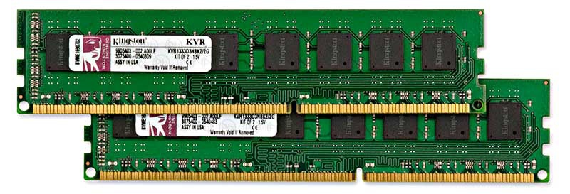 KVR1333D3N8K2/2G Kingston Technology
