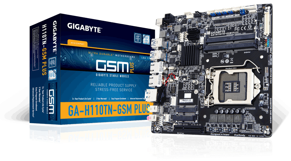 "GA-H110TN-GSM PLUS" GIGABYTE