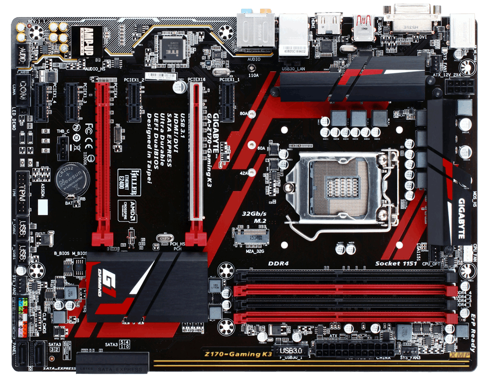"GA-Z170-GAMING K31.1" GIGABYTE