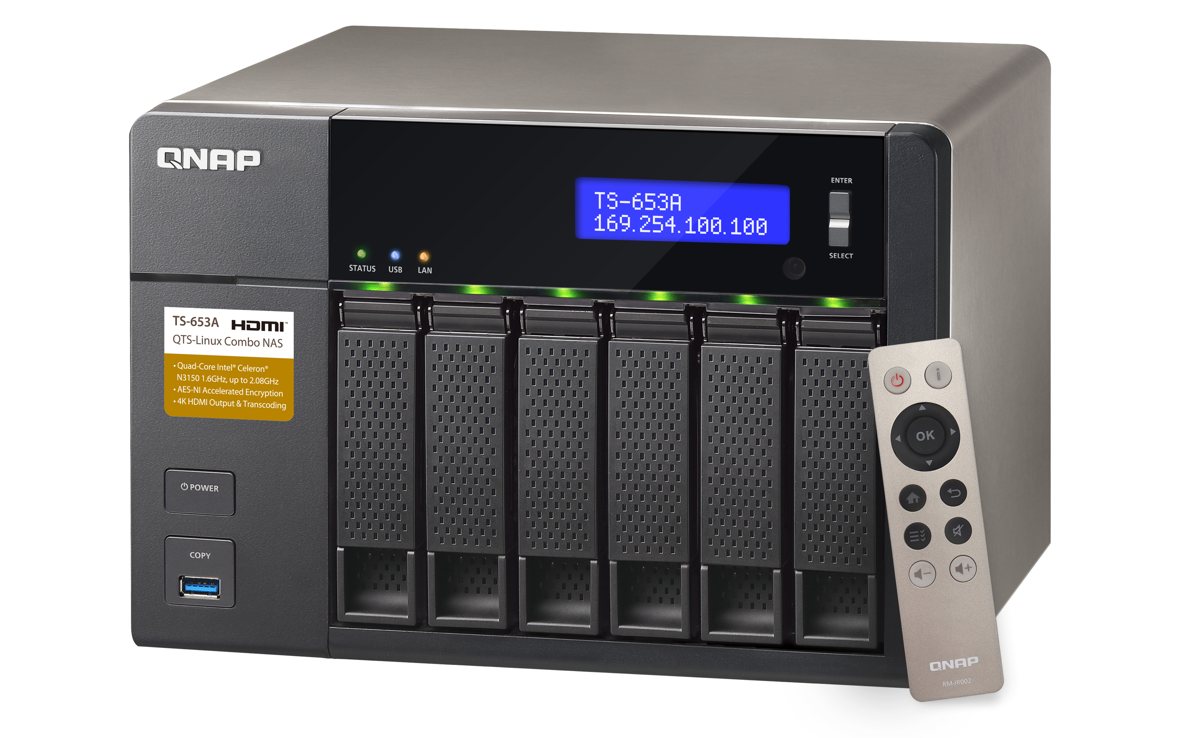 "TS-653A-8G + 6X ST2000VN004" QNAP