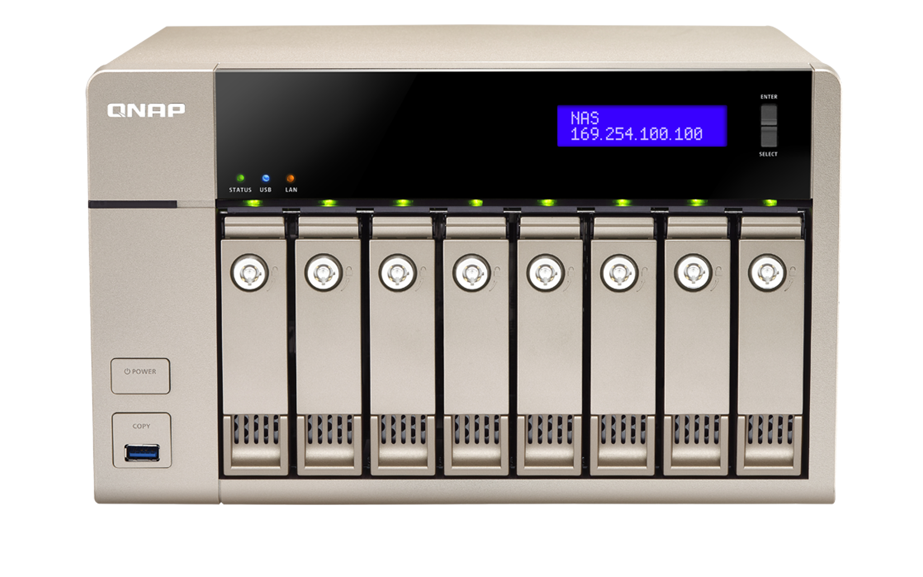 "TVS-863+-16G + 8X ST4000VN008" QNAP