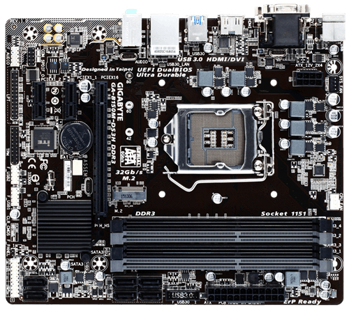 "GA-B150M-DS3H DDR3-R1" GIGABYTE