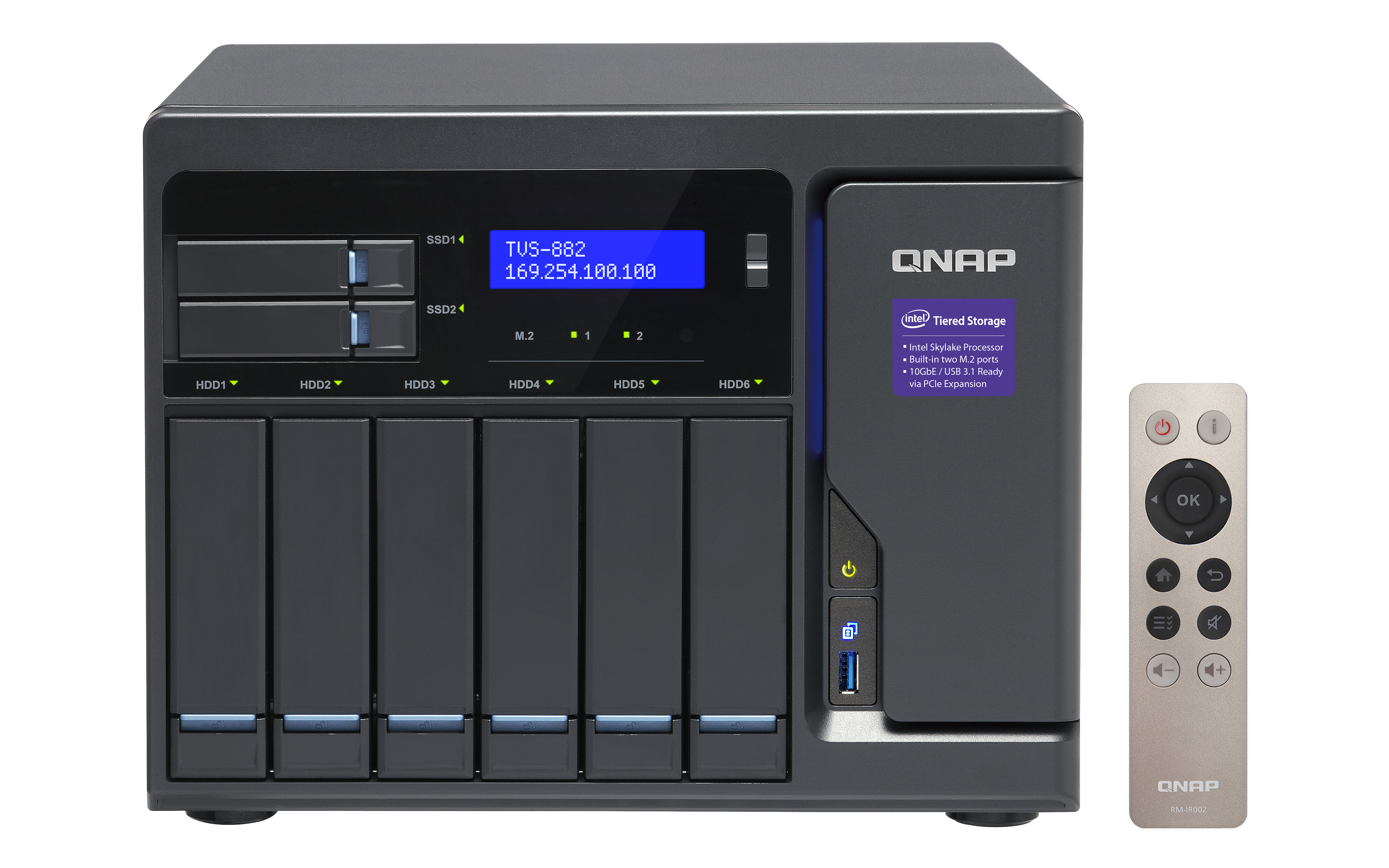 "TVS-882-I5-16G +  8X ST10000NE" QNAP