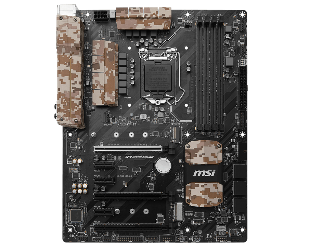"Z270 CAMO SQUAD" MSI