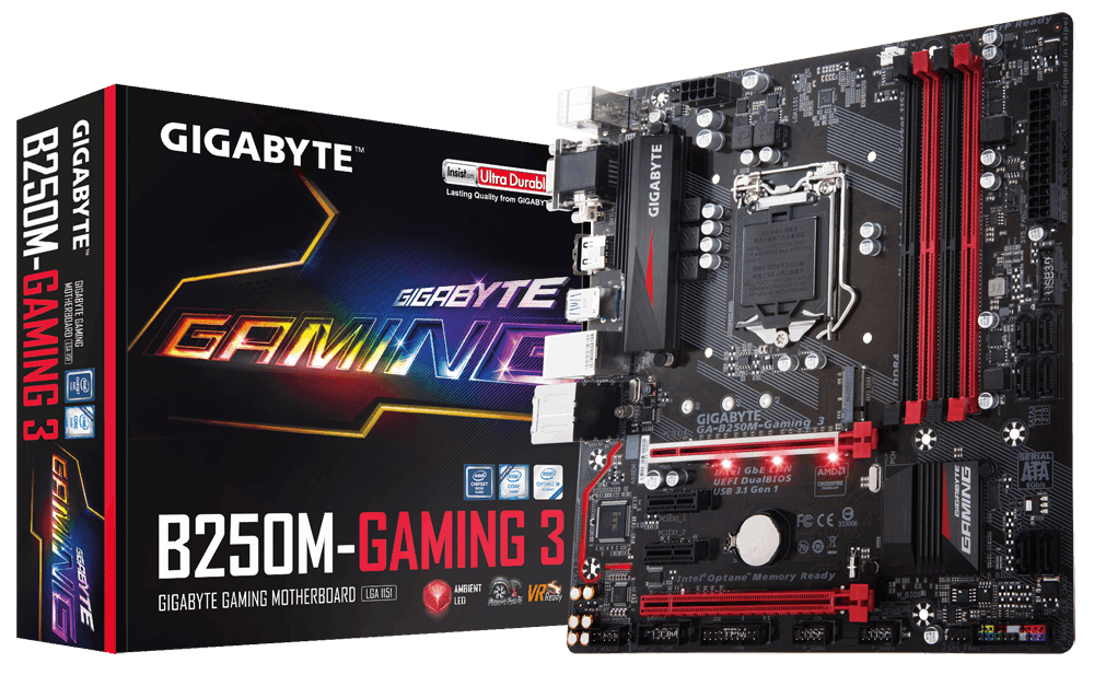 "GA-B250M-GAMING 3" GIGABYTE