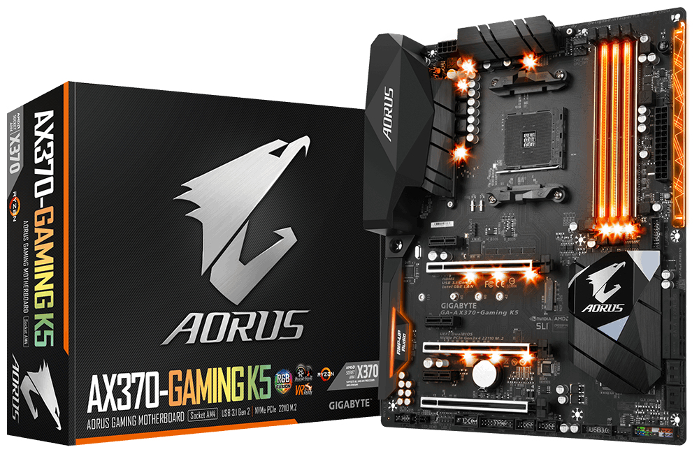"AX370-GAMING K5" GIGABYTE