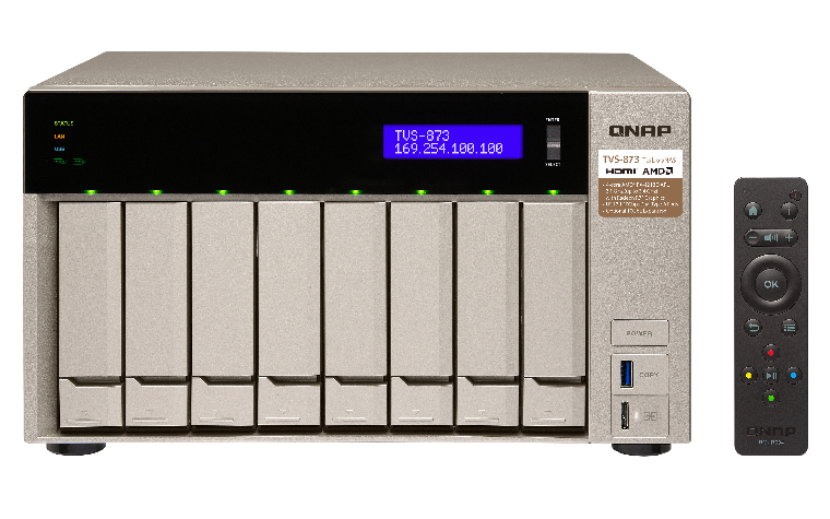 "TVS-873-16G + 8X ST10000VN0004" QNAP