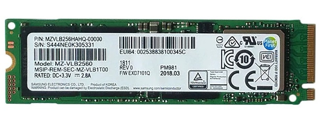 MZVLB256HAHQ-00000 Samsung