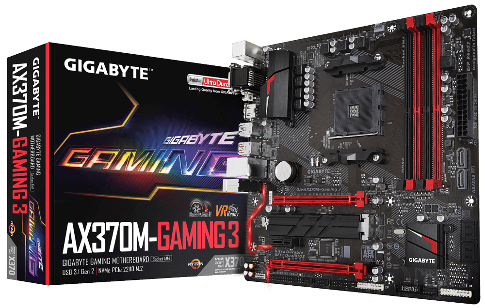 "GA-AX370M-GAMING 3" GIGABYTE