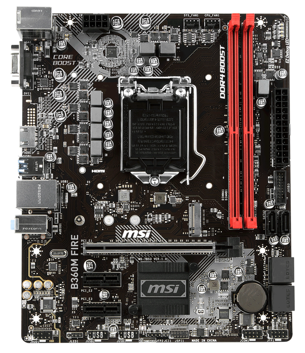 "B360M FIRE" MSI