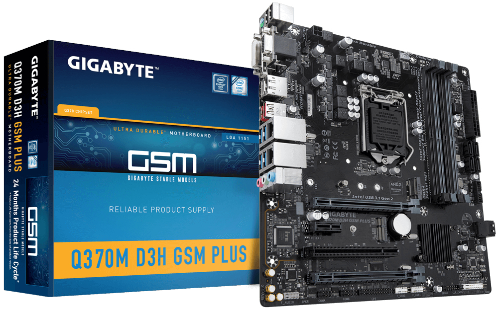 "Q370M D3H GSM PLUS" GIGABYTE