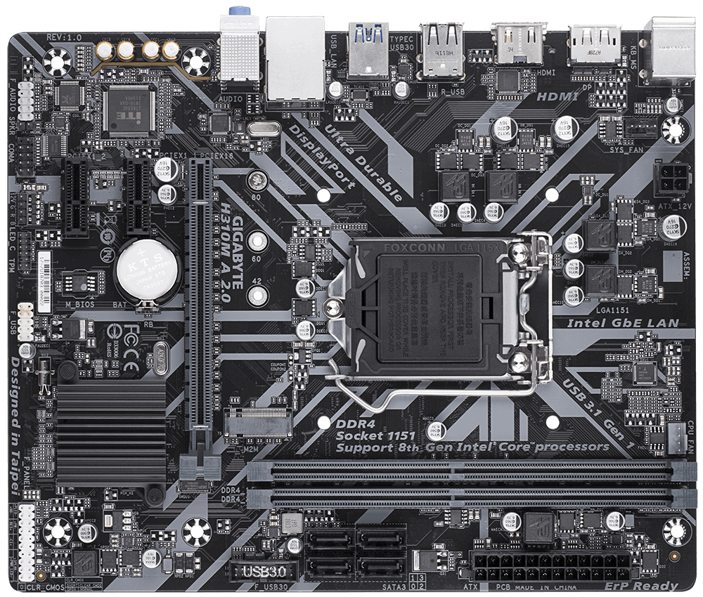 "H310M A 2.0" GIGABYTE