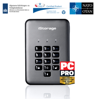"IS-DAP2-256-1000-C-G 1TB DISKASHUR PRO2 HDD EXTERNAL HARD DR"
