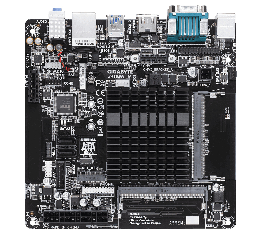 "J4105N H (REV. 1.0)" GIGABYTE