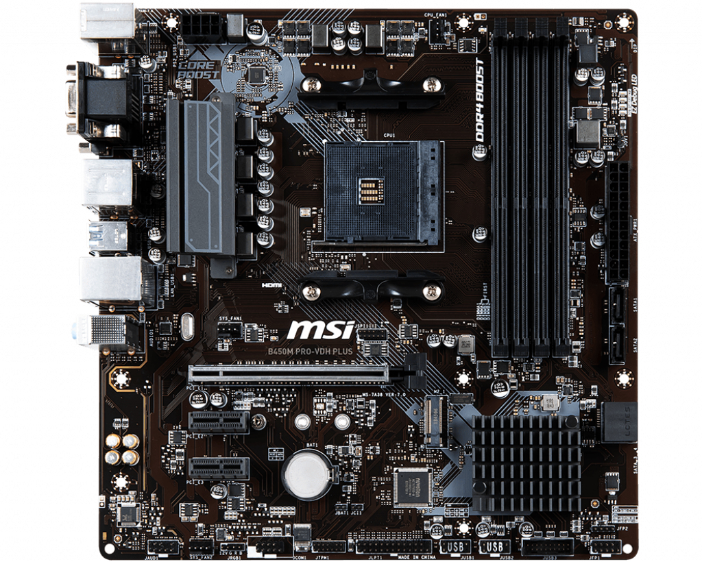 "B450M PRO-VDH PLUS" MSI