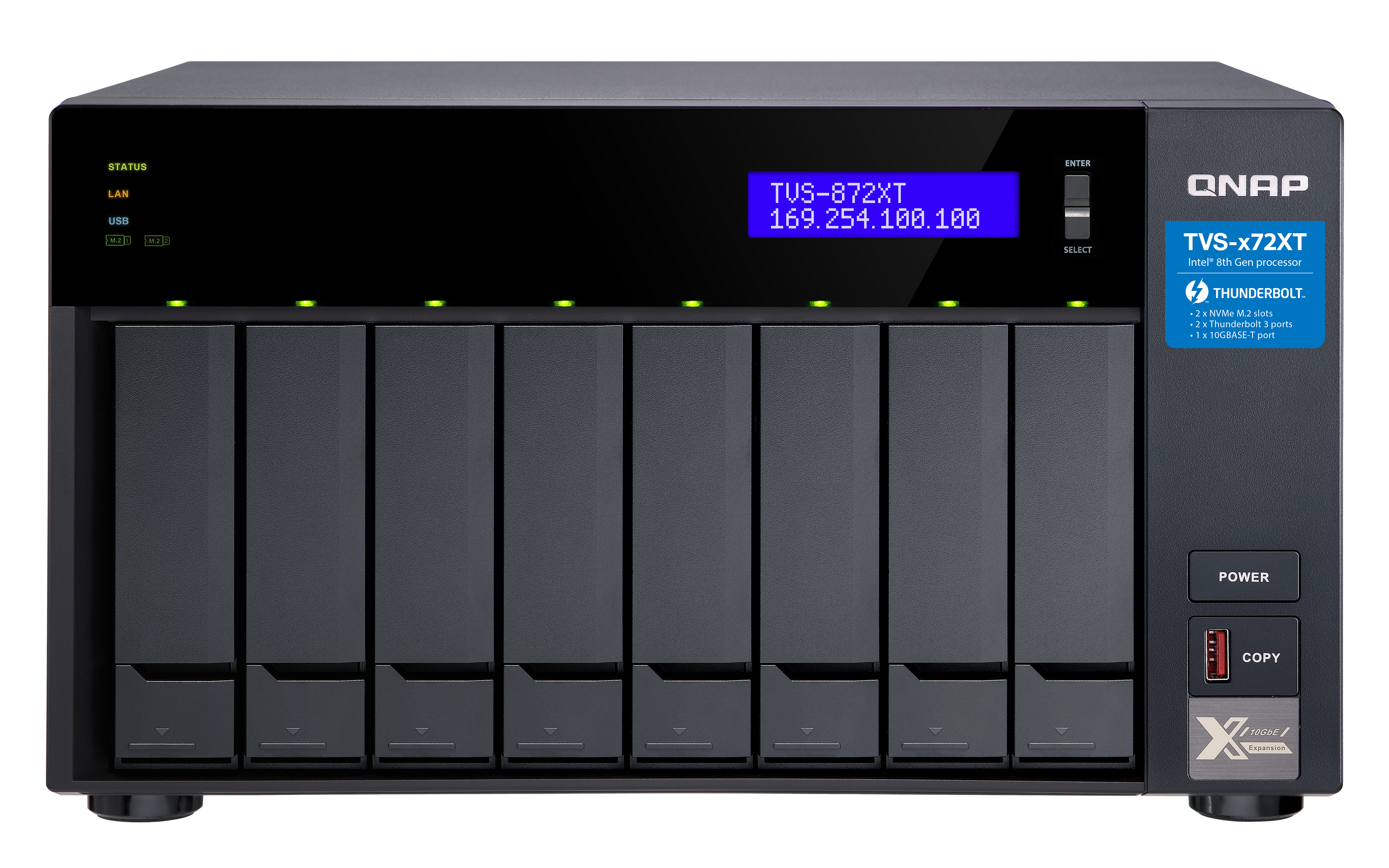 TVS-872XT-I5-16G-48TB-IWP QNAP