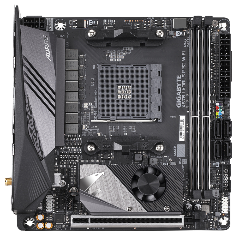 "X570 I AORUS PRO WIFI" GIGABYTE