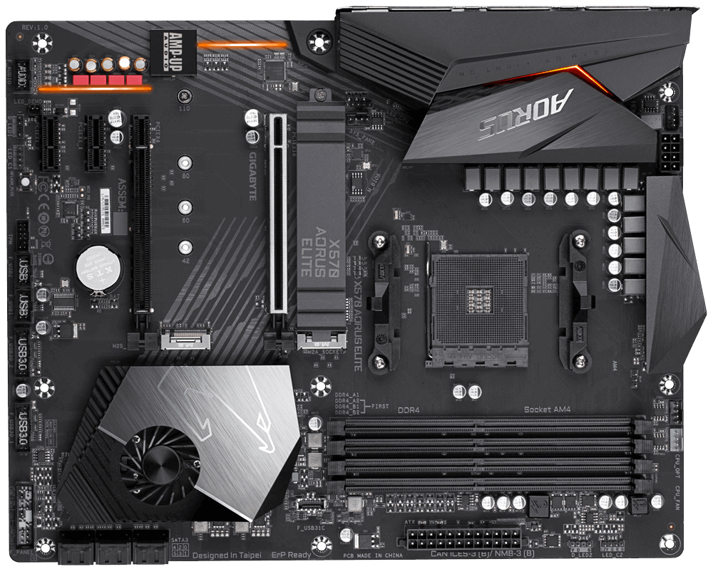 "X570 AORUS ELITE" GIGABYTE