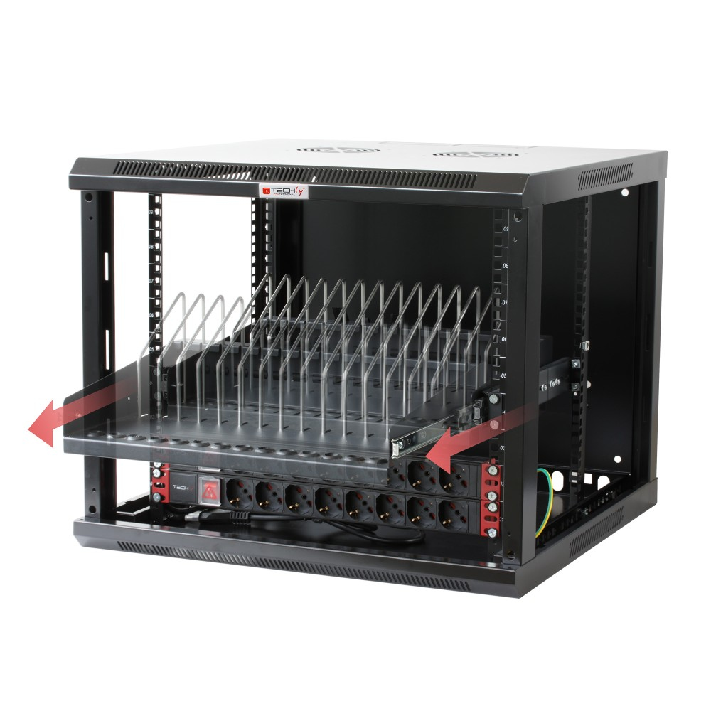 I-CABINET-TRAY14BK Techly