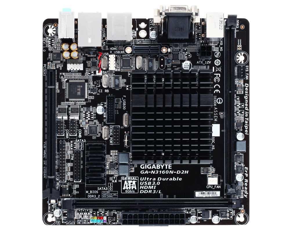 GA-N3160N-D2H GIGABYTE