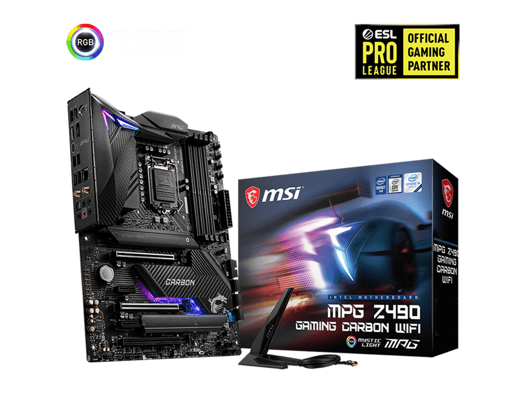 "MPG Z490 GAMING CARBON WIFI" MSI