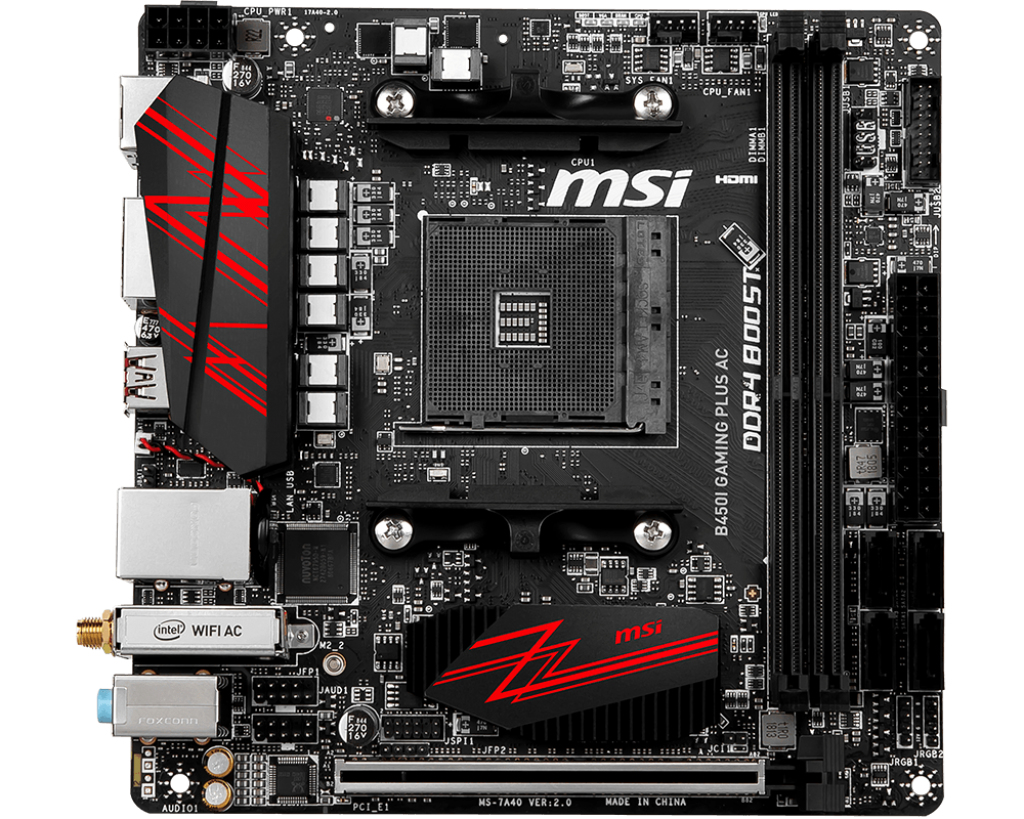 "B450I GAM PLUS AC" MSI